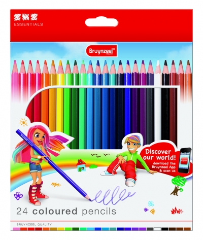 Bruynzeel 24 Coloured Pencils 7545K24B